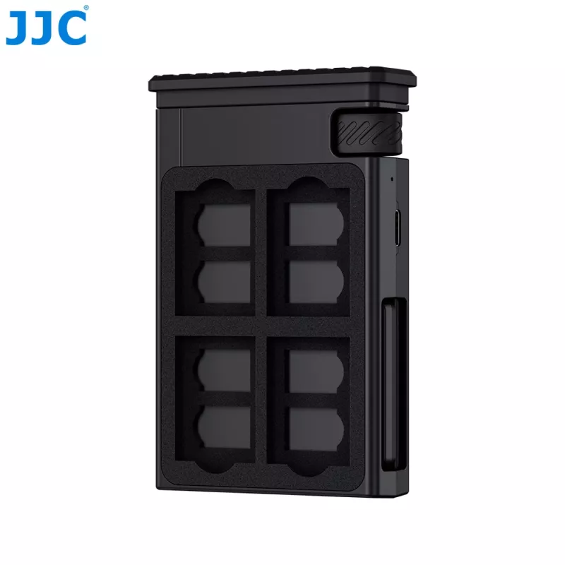 Leitor multicaixas JJC MFCC-1 USB Type-C e MicroUSB 3.1 300 Mbps com estojo de proteção