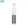 Punho de disparo Bluetooth com mini tripé JJC TP-S1 branco, substituto do Sony GP-VPT2BT
