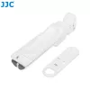 Punho de disparo Bluetooth com mini tripé JJC TP-S1 branco, substituto do Sony GP-VPT2BT