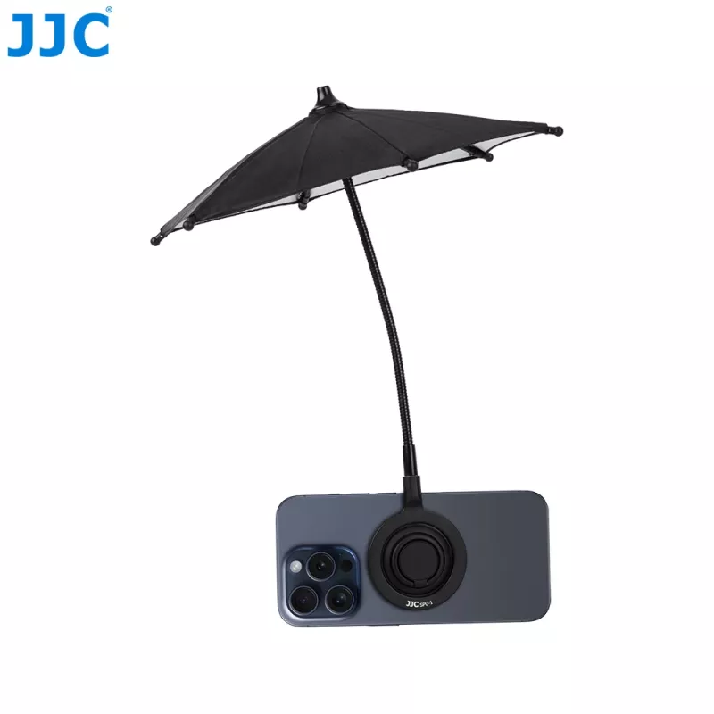 JJC SPU-1 Mini guarda-sol, proteção solar/chuva com íman para smartphone