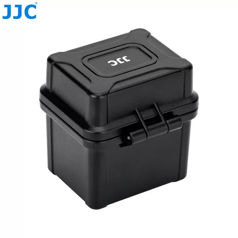 Bolsa de armazenamento JJC para baterias e cartões de memória para câmara - preto (JBC-BAT4)