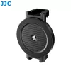 Suporte magnético preto para telemóvel JJC MS-SPC1 com rosca de 1/4 polegadas e 2 suportes de sapata de flash para iPhone MagSafe