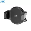 Suporte magnético preto para telemóvel JJC MS-SPC1 com rosca de 1/4 polegadas e 2 suportes de sapata de flash para iPhone MagSafe