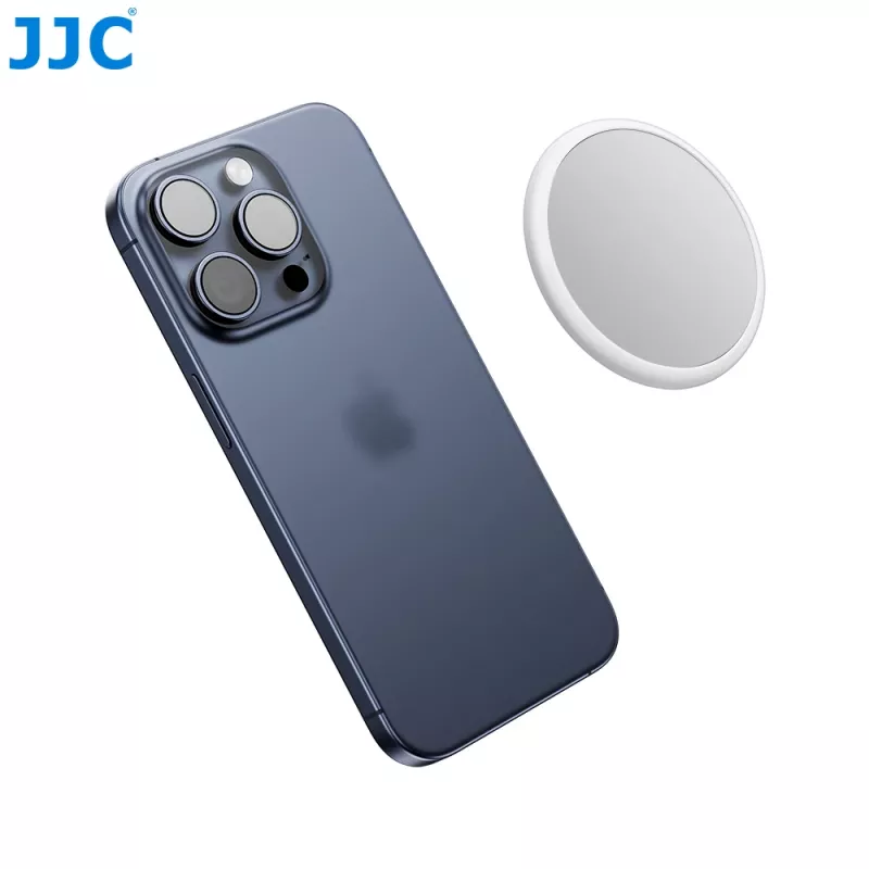 Espelho selfie para vlog JJC MS-M2 para smartphone, compatível com MagSafe, branco