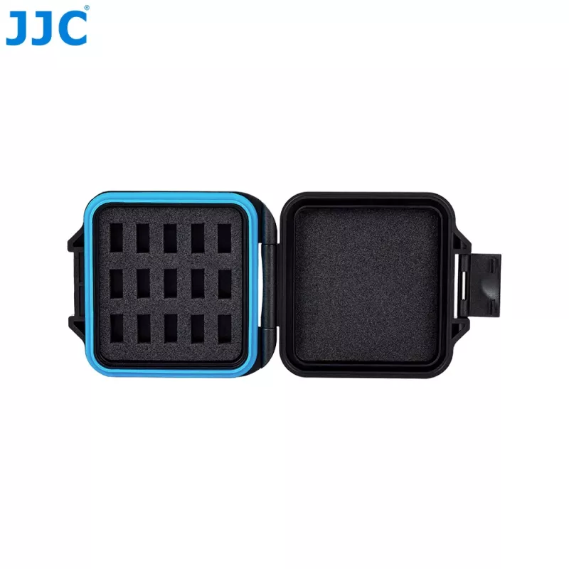 Caixa de armazenamento de baterias JJC para 15 pilhas botão LR44 AG13 A76 SR44