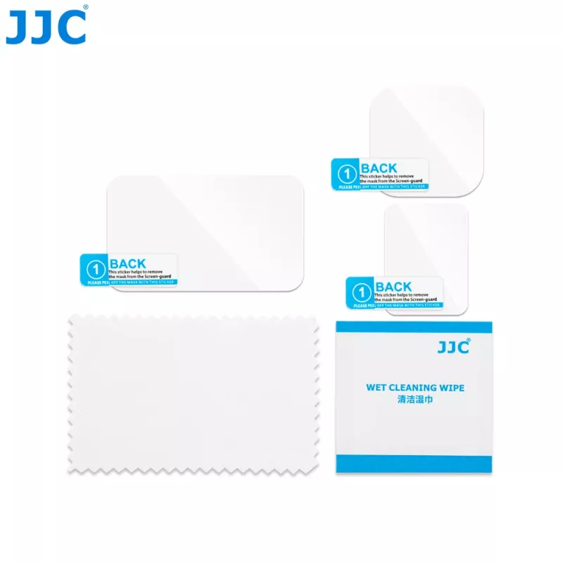 Conjunto de protetores de ecrã e objetiva em vidro temperado JJC para Insta360 Ace Pro (GSP-ACEPRO)