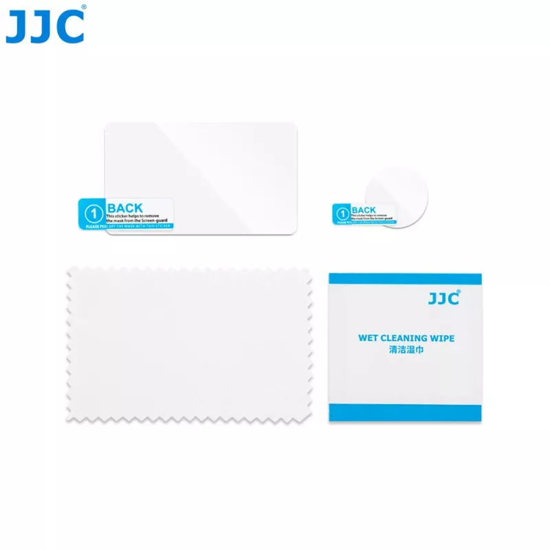 Conjunto de protetores de ecrã e objetiva em vidro temperado JJC GSP-GO3 para Insta360 GO 3