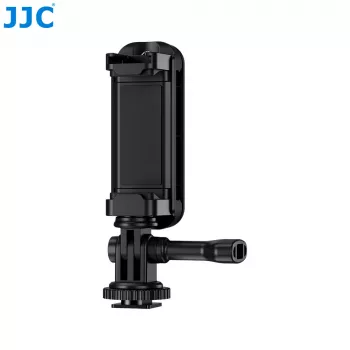 Suporte de tripé JJC SPC-S25 360° para smartphone, SSD e GoPro com rosca de 1/4 polegadas e base Arca-Swiss