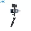 Suporte de tripé JJC SPC-S25 360° para smartphone, SSD e GoPro com rosca de 1/4 polegadas e base Arca-Swiss