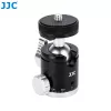 Cabeça de esfera 3D JJC BH-CM1 em alumínio com rosca de 1/4 polegadas e escala para câmara