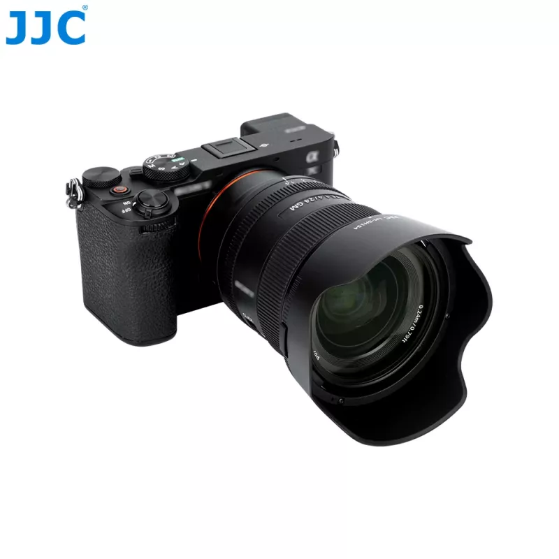 Para-sol JJC em forma de tulipa para Sony FE 24mm f/1.4 GM (substituto do ALC-SH154)