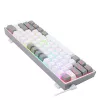 Teclado gaming mecânico Redragon K617 Fizz RGB branco/cinzento 60% com switches vermelhos hot-swappable