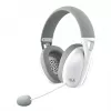 Headset gaming sem fios tri-mode Redragon H848 IRE Pro branco/cinzento