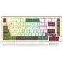 Teclado mecânico Redragon K681CGC-RGB-PRO Cyrus 65% tri-mode, hot-swappable, switches vermelhos, RGB, preto