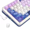 Teclado mecânico gaming Redragon Flekact Pro K708AK-RGB-PRO, tamanho completo, retroiluminação RGB, switches azuis
