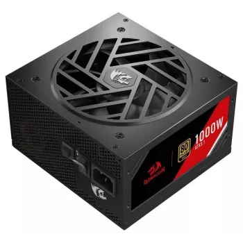 Fonte de alimentação Redragon Master GC-MS03 1000W, 80 PLUS Standard, ATX, não modular, ventoinha 120mm, preto