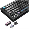 Teclado mecânico Redragon K732MC-RGB-PRO Uranus Pro 82 75%, hot-swappable, RGB, USB-C, preto