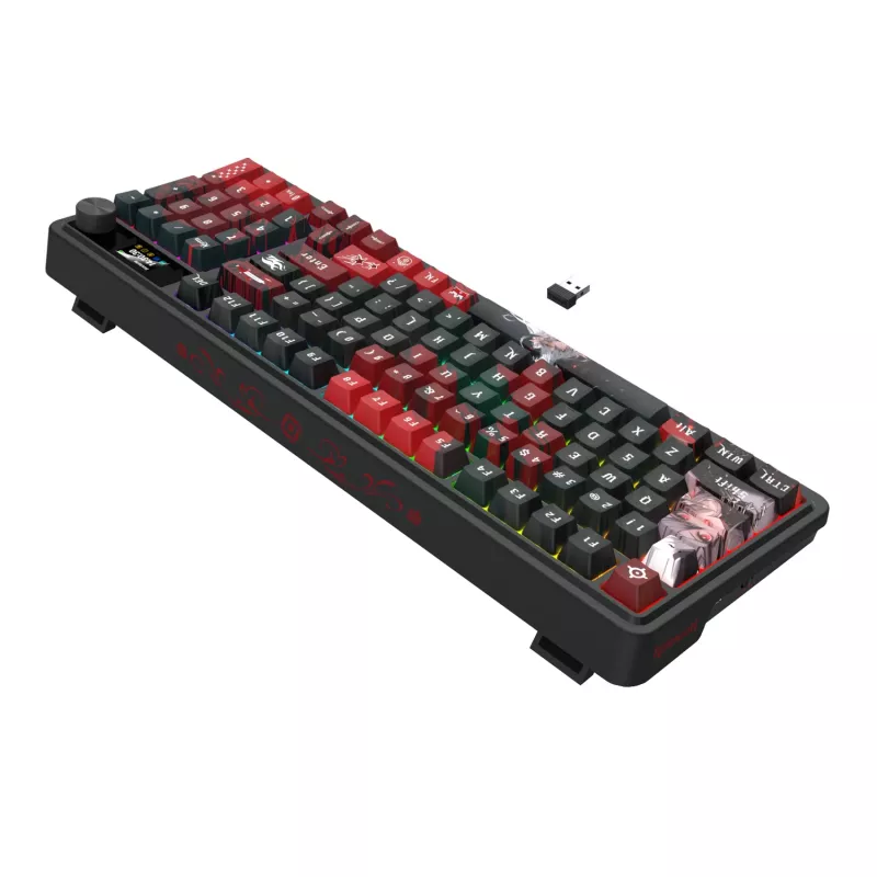 Teclado mecânico gaming Redragon ARTEMIS PRO K719AK-RGB-PRO 75% tri-mode