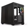 Caixa gaming mid-tower Redragon Vision ARGB GC-625-PRO, preto, vidro temperado, 4 ventoinhas ARGB de 120mm