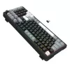 Teclado mecânico Redragon ARLOKKS QMK K742 75% tri-mode, hot-swappable, gasket mount, RGB, preto