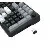 Teclado mecânico Redragon ARLOKKS QMK K742 75% tri-mode, hot-swappable, gasket mount, RGB, preto