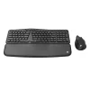 Redragon BS-7162 MAX Conjunto de teclado e rato vertical sem fios, 2,4 GHz, preto