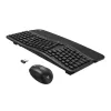 Redragon BS-7162 MAX Conjunto de teclado e rato vertical sem fios, 2,4 GHz, preto