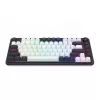 Teclado mecânico gaming Redragon Ucal Magnetic K673WB-RGB-M 75% tri-mode, branco/preto