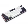 Teclado mecânico Redragon ALCOR QMK K717WB-RGB-PRO, layout 75%, tri-mode, hot-swappable, branco/preto