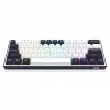 Teclado mecânico Redragon ALCOR QMK K717WB-RGB-PRO, layout 75%, tri-mode, hot-swappable, branco/preto