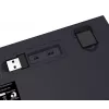 Teclado mecânico Redragon ALCOR QMK K717WB-RGB-PRO, layout 75%, tri-mode, hot-swappable, branco/preto