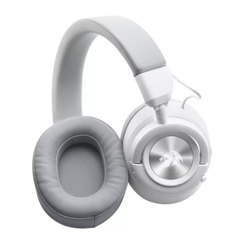 Redragon Spectra Pro H889WG Auscultadores gaming sem fios over-ear, 7.1 virtual, branco