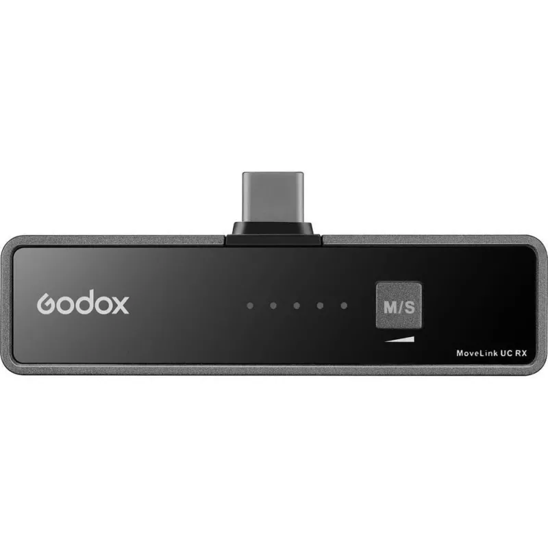 Godox Movelink UC1 Recetor de microfone sem fios 2,4GHz para dispositivos USB-C