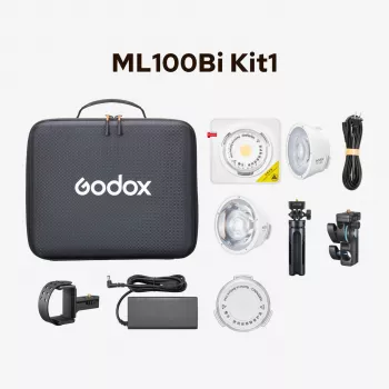 Kit Monolight LED Bi-Color Godox ML100 1