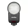Godox V1 Mid C flash de cabeça redonda para Canon