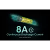 Bateria de iões de lítio Nitecore NL1836HP 3600mAh 18650 Button Top