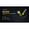 Bateria de iões de lítio Nitecore NL1410 14500 1000mAh