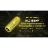 Bateria de iões de lítio Nitecore NL2155HP 21700 5500mAh 3.6V Button Top Protected