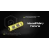 Bateria de iões de lítio Nitecore NL2155HP 21700 5500mAh 3.6V Button Top Protected