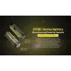 Bateria de iões de lítio Nitecore 21700 5500mAh 20A 3,6V Button Top