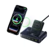 Baseus Nomos NH21 Qi2 160W estação de carregamento sem fios 5 em 1 com cabo retrátil - preto