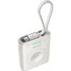 Power bank Baseus EnerFill FW11 5W para Apple Watch com cabo integrado - branco