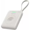 Power bank Baseus EnerFill FW11 5W para Apple Watch com cabo integrado - branco