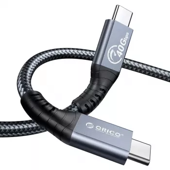 Cabo Thunderbolt 4 ORICO USB-C 40 Gbit/s 8K60Hz PD 100W 2m preto
