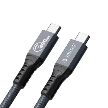 Cabo Thunderbolt 4 ORICO USB-C 40 Gbit/s 8K60Hz PD 100W 2m preto