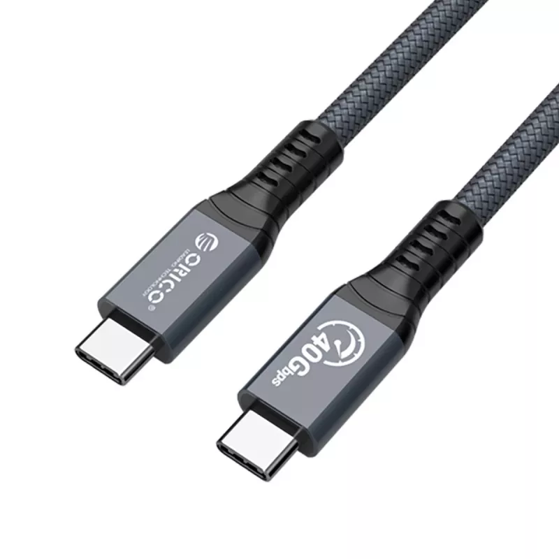 Cabo Thunderbolt 4 ORICO USB-C 40 Gbit/s 8K60Hz PD 100W 2m preto