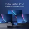 Cabo Thunderbolt 4 ORICO USB-C 40 Gbit/s 8K60Hz PD 100W 2m preto