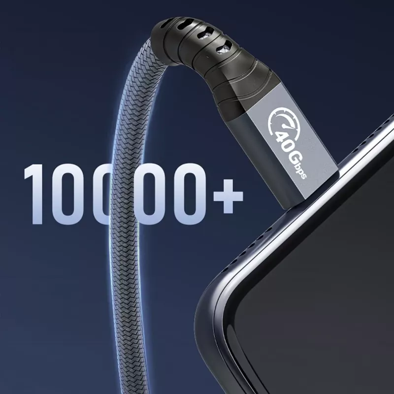 Cabo Thunderbolt 4 ORICO USB-C 40 Gbit/s 8K60Hz PD 100W 2m preto