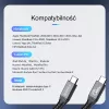 Cabo Thunderbolt 4 ORICO USB-C 40 Gbit/s 8K60Hz PD 100W 2m preto