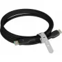 Cabo Motorola USB-C para USB-C em silicone 2m 100W 5A preto